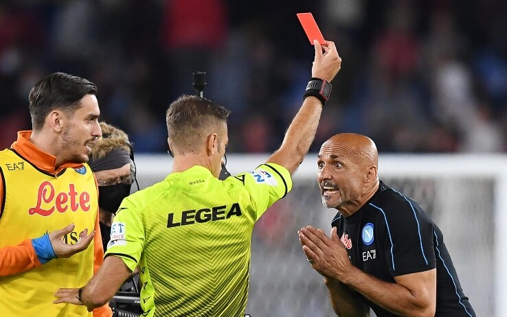 Spalletti dopo Roma-Napoli: "Espulsione? Ho detto a Massa che è stato bravo..."